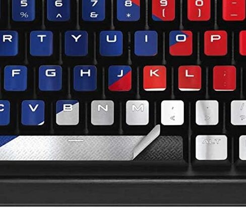 غلاف Skinit متوافق مع لوحة مفاتيح الألعاب الميكانيكية البلاتينية K95 RGB - تصميم Skinit في الأصل بتصميم علم بورتوريكو in Saudi Arabia