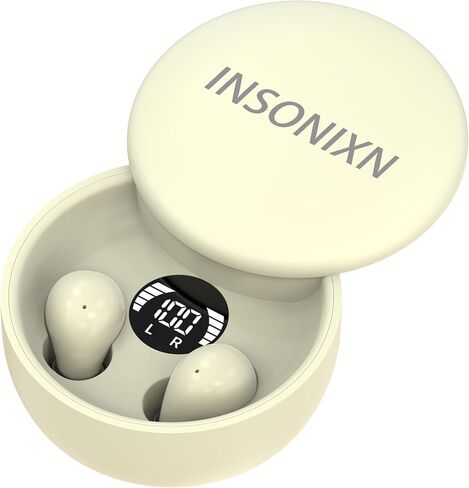 SK26 Sleep Earbuds for Sleeping Invisible Headset,Wireless Bluetooth Earphone,Smallest Tiny Earbuds Hidden Headphones Small Ears Sleep Buds(Black) in Saudi Arabia