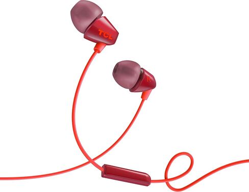 TCL SOCL100BK Socl 100 in-Ear Earbuds Wired Headphone with Passive Noise Isolation and Built-in Mic - Phantom Black in Saudi Arabia