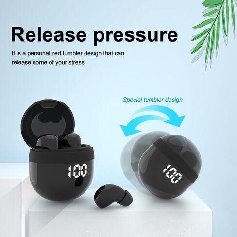 Invisible Earbuds Wireless Bluetooth - Tiny Small Earbuds with Premium Sound Quality, One-Step Auto Pairing, Smart Touch Control - Perfect for Work and Sports in Saudi Arabia