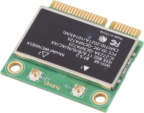 بطاقة لاسلكية WiFi 6E، محول شبكة النطاق مع دعم 5.2 وMU، لـ WCN685X QCNFA725 و10 11 in Kuwait