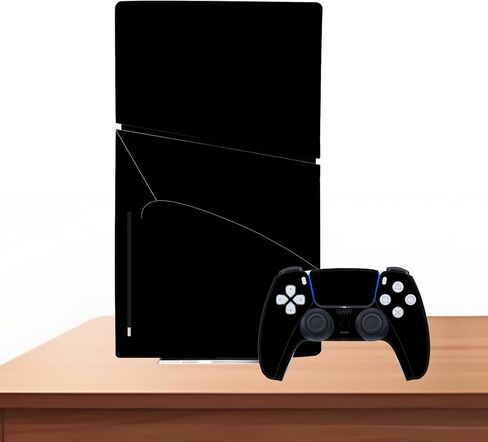 ملصق جلدي متوافق مع وحدة تحكم القرص النحيف PS5، غطاء حماية من الفينيل لوحدة التحكم اللاسلكية (وردي) in Saudi Arabia
