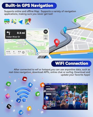 [4G+64G] Android 15 Car Radio for BMW Mini Cooper F55 2014-2019 with Carplay Android Auto 9 Inch Touch Screen Bluetooth FM RDS 32EQ/WiFi/GPS Navigation/AI DSP/SWC+AHD Backup Camera in Saudi Arabia
