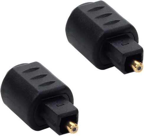 الرقمية Toslink ذكر إلى 3.5 مللي متر أنثى المقابس محولات محول بصري لوضوح متفوقة 1 قطعة/2 قطعة in Kuwait