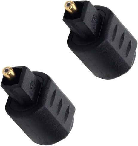 الرقمية Toslink ذكر إلى 3.5 مللي متر أنثى المقابس محولات محول بصري لوضوح متفوقة 1 قطعة/2 قطعة in Kuwait