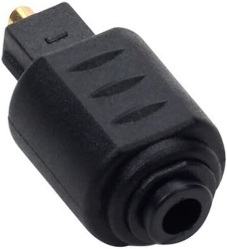 الرقمية Toslink ذكر إلى 3.5 مللي متر أنثى المقابس محولات محول بصري لوضوح متفوقة 1 قطعة/2 قطعة in Kuwait