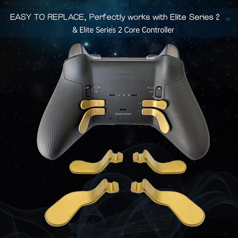 ملحقات Xbox Elite Series 2 Core - مجموعة استبدال الألعاب المحسنة 10 في 1: عصي الإبهام، وسادات D، والمجاديف، وأزرار التشغيل لوحدة تحكم Elite Series 2 (قوس قزح) in Kuwait
