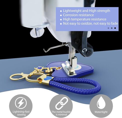 Premium Leather Holder with Keychain Compatible with Air Tag - Full Coverage Protective Case for Air Tag, Anti-Loss Key Ring Accessories (Evil Eye) in Saudi Arabia