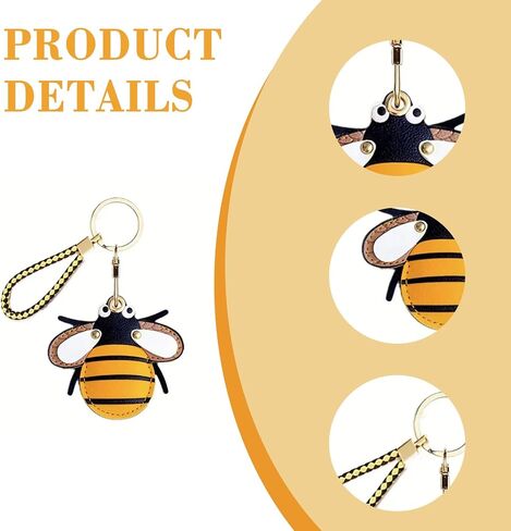 Premium Leather Holder with Keychain Compatible with Air Tag - Full Coverage Protective Case for Air Tag, Anti-Loss Key Ring Accessories (Evil Eye) in Saudi Arabia