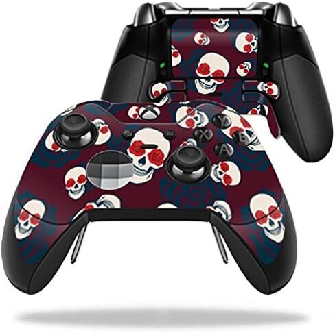 غلاف MightySkins متوافق مع وحدة تحكم Microsoft Xbox One Elite - Skulls N Roses | غطاء مغلف من الفينيل واقٍ ومتين وفريد ​​من نوعه | سهل التطبيق والإزالة وتغيير الأنماط | صنع في الولايات المتحدة الأمريكية in Kuwait