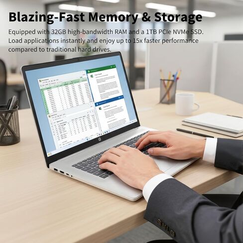 HP 2019 14" Laptop - Intel Core i3 - 8GB Memory - 128GB Solid State Drive - Ash Silver Keyboard Frame (14-CF0014DX) in Saudi Arabia