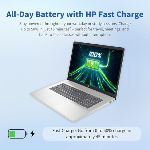 HP 2019 14" Laptop - Intel Core i3 - 8GB Memory - 128GB Solid State Drive - Ash Silver Keyboard Frame (14-CF0014DX) in Saudi Arabia