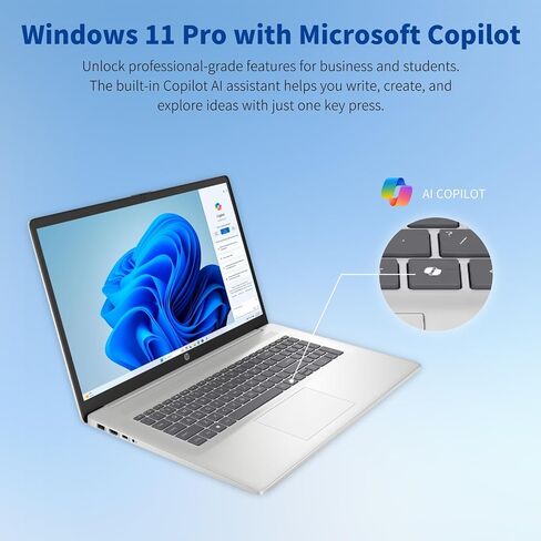 HP 2019 14" Laptop - Intel Core i3 - 8GB Memory - 128GB Solid State Drive - Ash Silver Keyboard Frame (14-CF0014DX) in Saudi Arabia