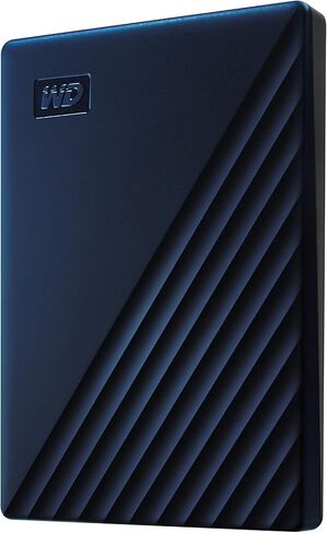 WD My Passport for Mac 2TB External Hard Drive (Mobile Storage, USB-C Enabled, WD Discovery Software, Password Protection, Mac Compatible, Easy to Use) Midnight Blue in Kuwait