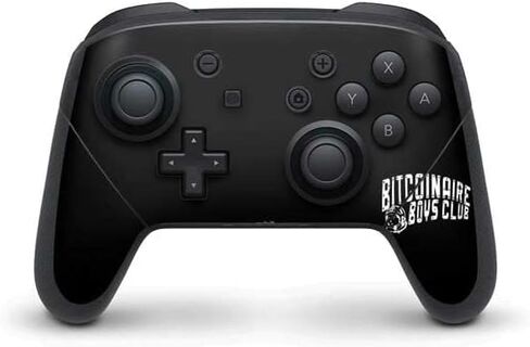 غلاف Skinit المخصص للألعاب متوافق مع وحدة تحكم Nintendo Switch Pro - تصميم Bitcoinaire Boys Club المصمم في الأصل in Saudi Arabia