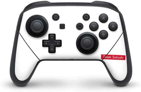 Skinit Decal Gaming Skin Compatible with Nintendo Switch Pro Controller - Originally Designed Team Satoshi Design in Saudi Arabia