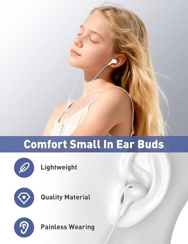 سماعات أذن سلكية مع ميكروفون من iMangoo، سماعات رأس يمكن ارتداؤها طوال اليوم للسفر بالطائرة، أطراف وسائد أذن صغيرة/متوسطة/كبيرة، جهاز تحكم عن بعد للتحكم في المكالمات الهاتفية بالموسيقى بحجم 3.5 ملم، سماعات جاك قابس للمكتب والمدرسة باللون الوردي in Saudi Arabia