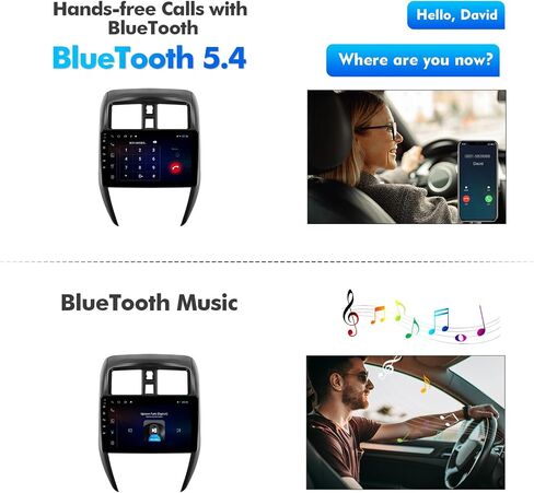 ستيريو سيارة 2+32G 10.1 بوصة Android 13 لسيارة Nissan Versa Sedan 2015-2019 IPS شاشة لمس راديو السيارة مع Carplay & Android دعم تلقائي للكاميرا الاحتياطية GPS FM Navi BT SWC in Saudi Arabia