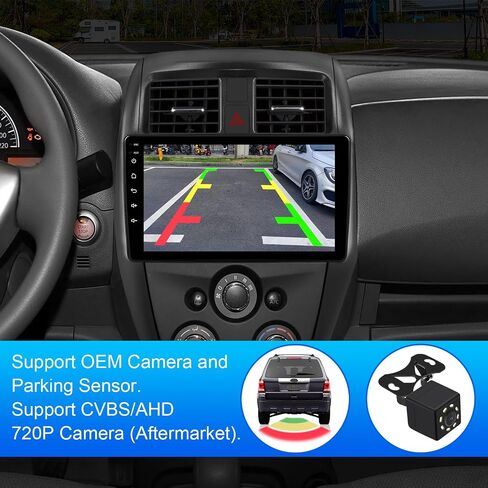ستيريو سيارة 2+32G 10.1 بوصة Android 13 لسيارة Nissan Versa Sedan 2015-2019 IPS شاشة لمس راديو السيارة مع Carplay & Android دعم تلقائي للكاميرا الاحتياطية GPS FM Navi BT SWC in Saudi Arabia