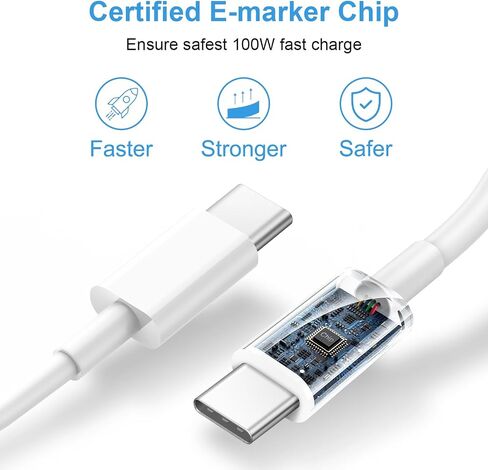 شاحن iPhone 17 16 الجديد شحن سريع كابل بطول 10 أقدام من النوع C إلى C مع 3 عبوات شاحن حائط USB C متوافق مع iPhone 17/17 Pro/17 Pro max/Air، iPhone 16 15 Pro Max/Plus، iPad Pro، Samsung in Kuwait