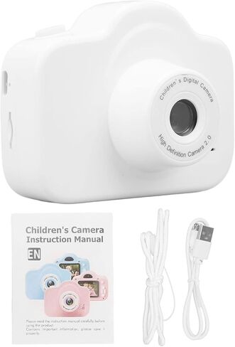 A3 Kids Camera 2000W Dual Lens HD Digital Camera with Photo Stickers & Games, 1080P Video, Pink Toy Camera for Boys & Girls (Blue) in Saudi Arabia