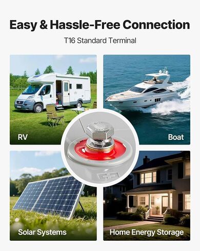 VEVOR 12V 75Ah بطارية دورة عميقة، تكنولوجيا AGM مختومة، بطارية AGM حمض الرصاص القابلة لإعادة الشحن، استبدال احتياطي للدراجات البخارية، كرسي متحرك كهربائي للتنقل، نظام شمسي لتخزين الطاقة المنزلية خارج الشبكة in Saudi Arabia