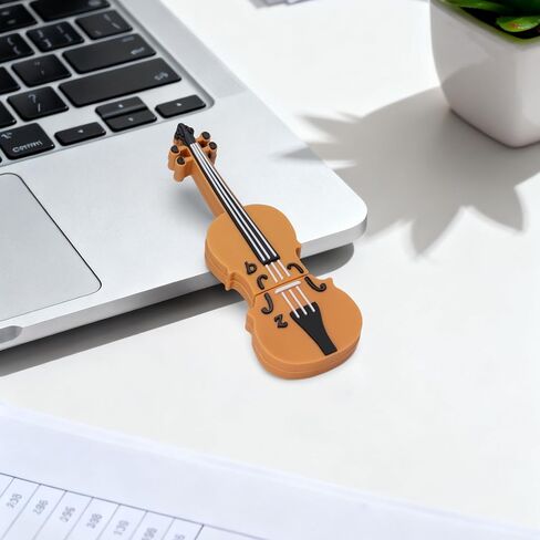 محرك أقراص فلاش USB سعة 32 جيجابايت، محرك أقراص فلاش USB مزدوج، محرك أقراص الإبهام، جهاز تخزين البيانات الخارجية، حافظة آلة موسيقية لطيفة مثالية لتقديمها كهدية للعائلة والأصدقاء (جيتار أحمر) in Saudi Arabia