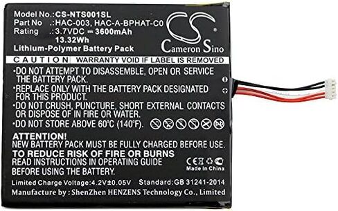 XSP Replacement Battery for Nintend0 HAC-S-JP/EU-C0, Switch HAC-001 PN HAC-003, HAC-A-BPHAT-C0 in Saudi Arabia