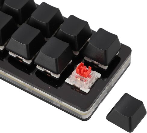 12 Key USB Mini Keyboard with Programmable Macros,USB Type C Wired Programmable RGB Custom One Handed Gaming Keyboard Mechanical Red Switch Gaming Keyboard OSU Keypad for PC in Saudi Arabia