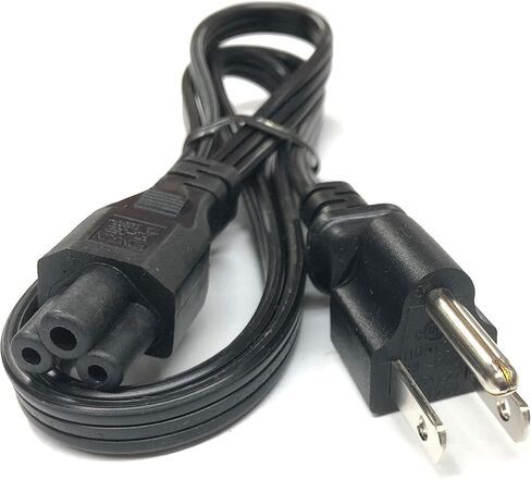 Original 3.3 Ft AC Power Cord Compatible for HongLin HL-052 HL-002 E254927, Fit for P/N:05V1C9,5V1C9,0K260C,K260C,0K2490,02JVNJ,2JVNJ,NEMA 5-15P to C5 3-Slot Type Plug,Fit for Dell Laptops,Desktops in Saudi Arabia