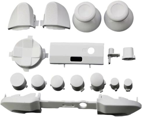 1 Set for Xbox Series X S Controller Buttons Kit L R LB RB Bumper Trigger Buttons Mod Kit Game Accessories(White) in Saudi Arabia