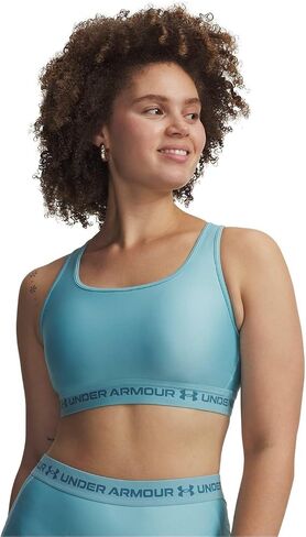 Under Armour Women's Crossback Mid Printed Bra in Kuwait