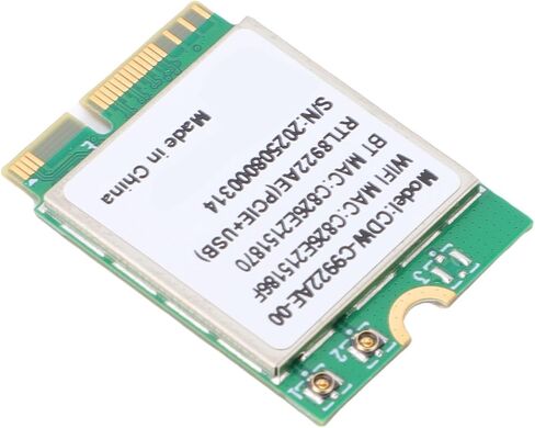 WiFi 7 Card, RTL8922AE Chipset 6338Mbps Band Wireless Network Card with BT5.4 WPA4, for 10 11 Laptop Desktop M.2 Interface in Saudi Arabia