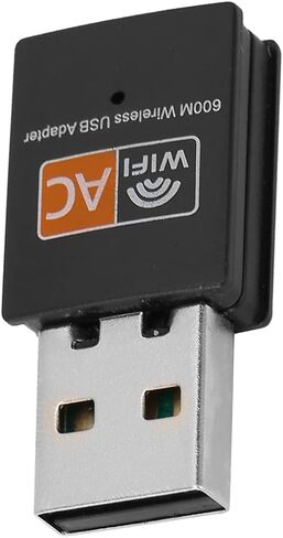 SUNGOOYUE Dual Band USB WiFi Adapter, 600Mbps, 2.4GHz/5GHz, Compatible with /7/8/8.1, OS X, Mini Portable Design (Dual Band Wireless Network Card) in Saudi Arabia