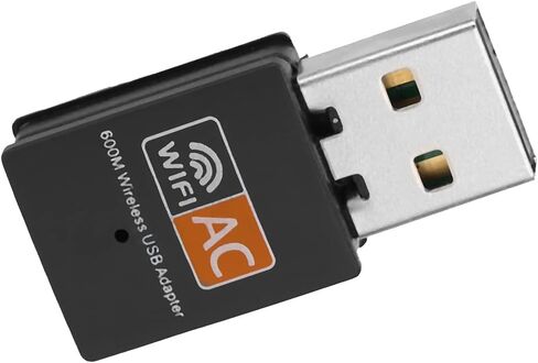 SUNGOOYUE Dual Band USB WiFi Adapter, 600Mbps, 2.4GHz/5GHz, Compatible with /7/8/8.1, OS X, Mini Portable Design (Dual Band Wireless Network Card) in Saudi Arabia