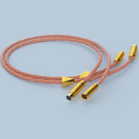 Preffair X461 5N OCC Copper Balanced Cables with 3 Pins XLR Female to Male Connectors 15AWG/4 x 1.5mm2, 1 Pair for Audiophile Turntable, AMP, DAC (X461XR1819G, 1.5M/4.9FT) in Kuwait