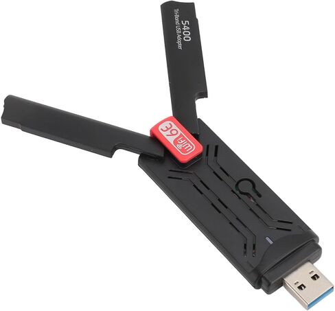 محول واي فاي USB بسرعة 5400 ميجا بت في الثانية من SUNGOOYUE، محول لاسلكي WiFi 6E لـ 10/11، اتصال مستقر in Saudi Arabia