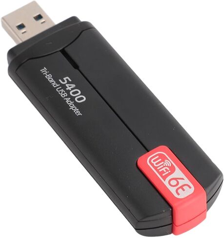 محول واي فاي USB بسرعة 5400 ميجا بت في الثانية من SUNGOOYUE، محول لاسلكي WiFi 6E لـ 10/11، اتصال مستقر in Saudi Arabia