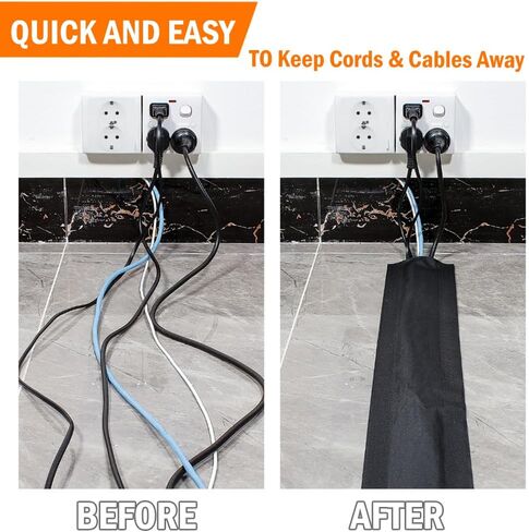 3m Black Cord Hider Floor, Long Durable Cable Cover Floor for high-Traffic Flooring in Saudi Arabia