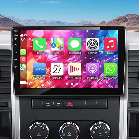 4+ 64GB Car Radio for Dodge RAM 1500 2500 3500 2006 2007 2008, Build in Wireless/Wire Carplay & Android Auto Support Bluetooth, Back-up Camera,FM Radio,SWC,6.8 Inch IPS Touch Screen in Saudi Arabia