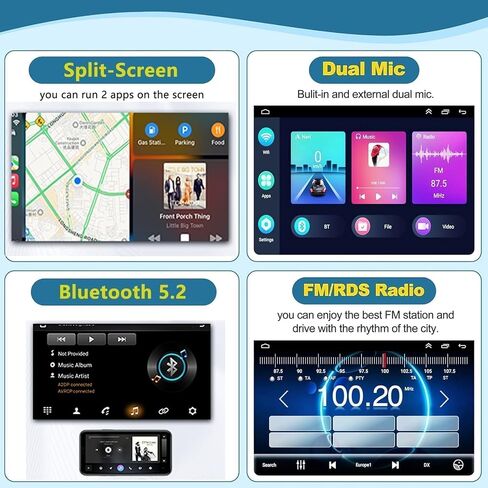 4+ 64GB Car Radio for Dodge RAM 1500 2500 3500 2006 2007 2008, Build in Wireless/Wire Carplay & Android Auto Support Bluetooth, Back-up Camera,FM Radio,SWC,6.8 Inch IPS Touch Screen in Saudi Arabia
