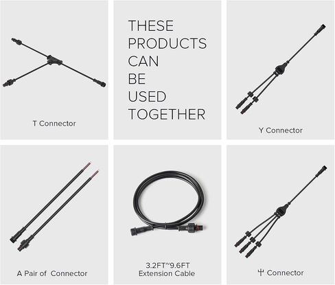 BTF-LIGHTING 3 Core 3 pin Small Size IP68 Y Shape 1 Male-Divided-3 Female Spillter Connctor Black Plastics 18AWG 15mm Metal Metal Nut Support All BTF-LIGHTING 3 pin Small Size IP68 Connector in Saudi Arabia