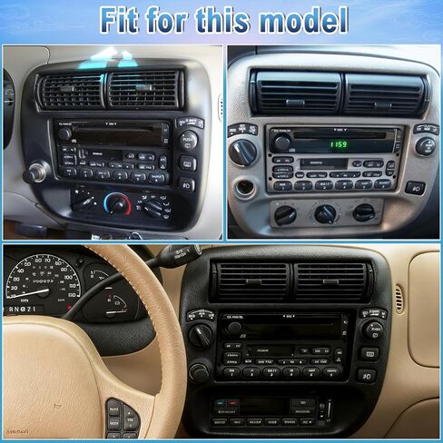 راديو ستيريو للسيارة Android 14 Double Din متوافق مع Ford Explorer 1995-2001، 2G+32G 7 بوصات راديو السيارة بشاشة تعمل باللمس مع Carplay Android Auto GPS WiFi Bluetooth RDS SWC Mic كاميرا احتياطية in Saudi Arabia