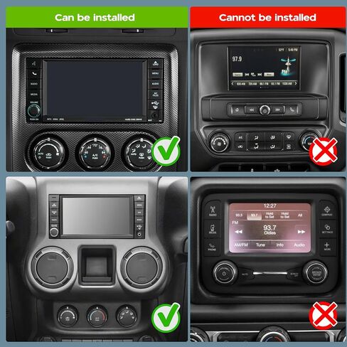 Android 14 Double Din Car Stereo ترقية راديو لسيارة Dodge Challenger 2008-2014، 2G+32G 7 بوصة شاشة لمس لاسلكية Carplay Android Auto GPS WiFi Bluetooth RDS DSP SWC Mirrorlink Mic كاميرا احتياطية in Saudi Arabia