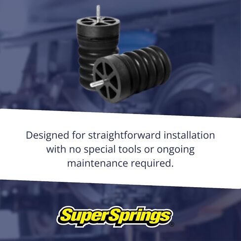 SSA28 | Supersprings for Ford F-150 ، Chevrolet | GMC Silverado | Sierra 1500 ، Nissan NV 1500 | 2500 | 3500 ، Black in Saudi Arabia