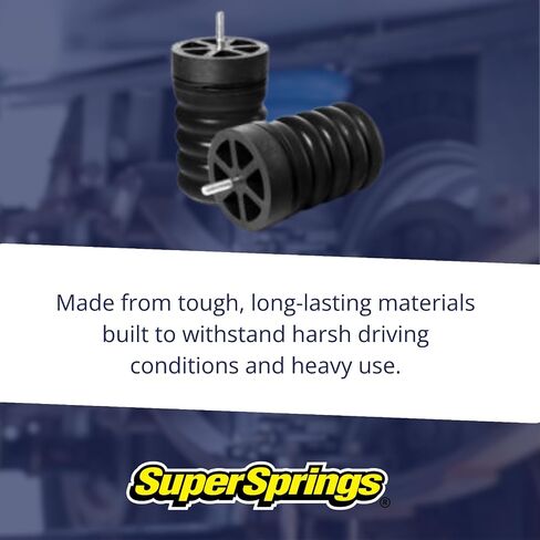 SSA28 | Supersprings for Ford F-150 ، Chevrolet | GMC Silverado | Sierra 1500 ، Nissan NV 1500 | 2500 | 3500 ، Black in Saudi Arabia