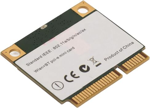 بطاقة لاسلكية للكمبيوتر المحمول CHICIRIS AX1800H، محول WiFi صغير لواجهة PCIE، بطاقة WiFi 6 2.4 جيجا هرتز 5 جيجا هرتز ثنائي النطاق 5.2 Mini PCIE لـ 10 11، محول للألعاب عبر الإنترنت in Kuwait