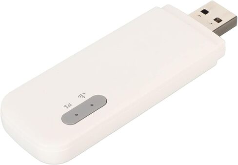 VBESTLIFE 4G LTE USB WiFi Dongle & Mobile Hotspot Router, Portable Travel WiFi Modem Network Adapter with SIM Card Slot, Support 10 Users in Saudi Arabia