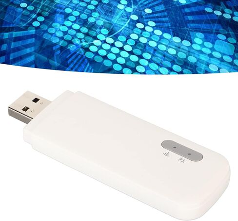 VBESTLIFE 4G LTE USB WiFi Dongle & Mobile Hotspot Router, Portable Travel WiFi Modem Network Adapter with SIM Card Slot, Support 10 Users in Saudi Arabia
