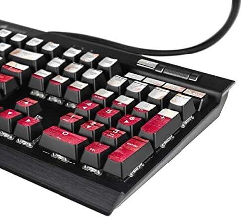 Skinit Decal Skin Compatible with K95 RGB Platinum Mechanical Gaming Keyboard - Skinit Originally Designed Texas Flag Light Wood Design in Saudi Arabia